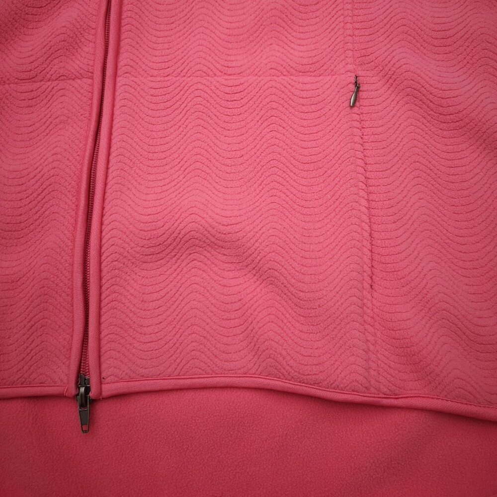 Cotton Ginny Ladies Size Small Plus (1X US Sizing) Pink Full Zip Fleece Vest - Picture 8 of 10